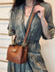 Crossbody Lux walnut Mini - VIAMAJA.DK