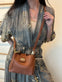 Crossbody Lux walnut Mini - VIAMAJA.DK