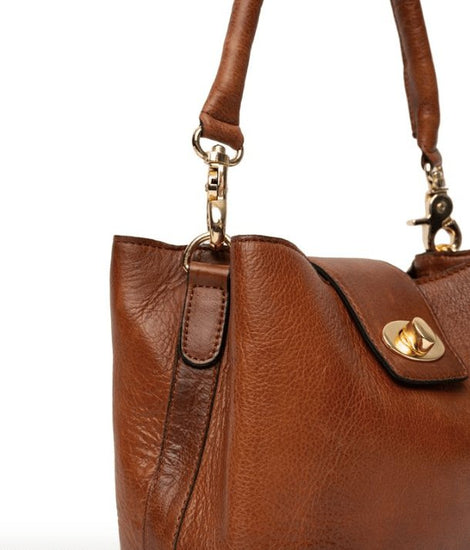 Crossbody Lux walnut Mini - VIAMAJA.DK