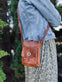 Crossbody MAY - Walnut - VIAMAJA.DK
