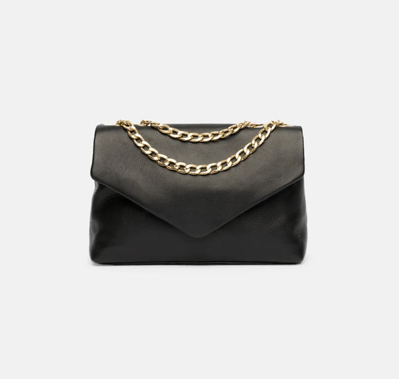 Crossbody med guld kæde - VIAMAJA.DK
