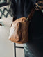 Crossbody Raw Boheme – Cognac unisex - VIAMAJA.DK