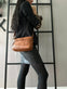 Crossbody Raw Boheme Medium – Cognac - VIAMAJA.DK