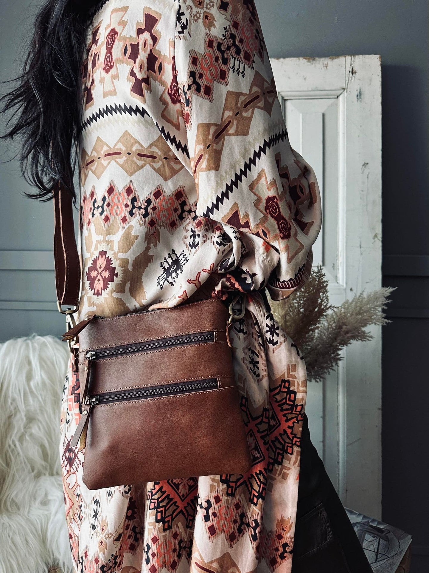 Crossbody Salina - Cognac - VIAMAJA.DK