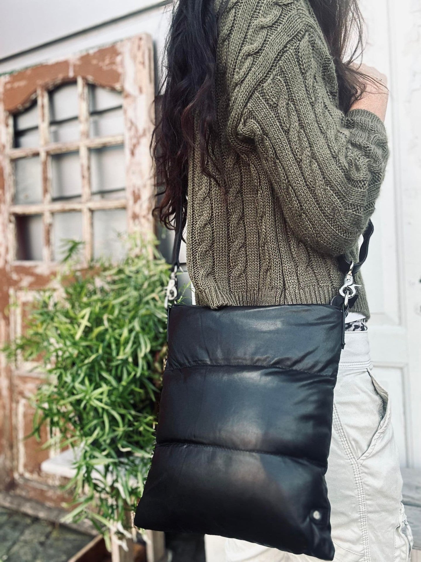 Crossbody TRENDY i det blødeste lammeskind - VIAMAJA.DK