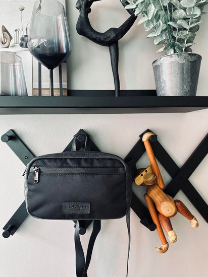 Crossbody Unisex - Nylon og læder - VIAMAJA.DK