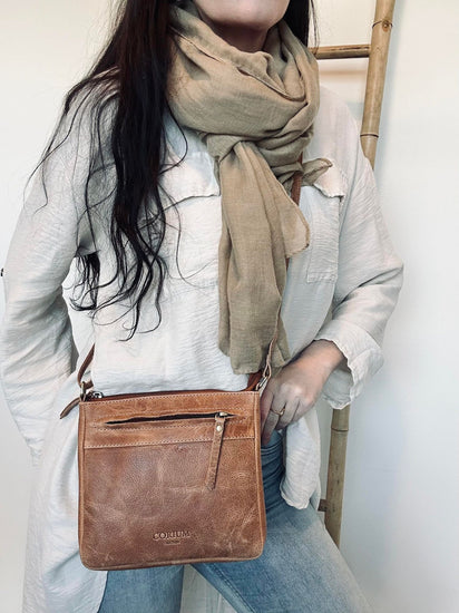 Crossbody Vintage cognac - VIAMAJA.DK