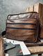 Crossbody Zipper brown leather - VIAMAJA.DK