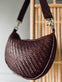 Crossover / skuldertaske XENIA - Brandy flet - VIAMAJA.DK