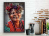 Cubaner med blomster i håret – Farger 50x70cm