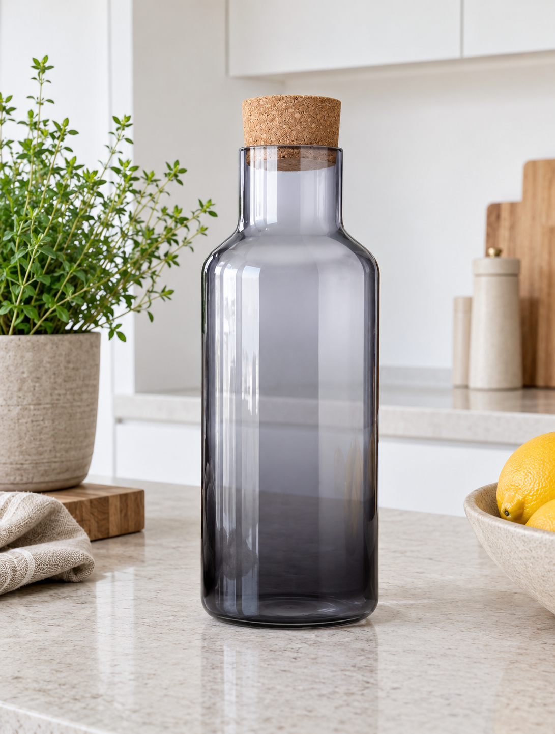 Vandflaske med korkprop – Stone 1,2 ltr.