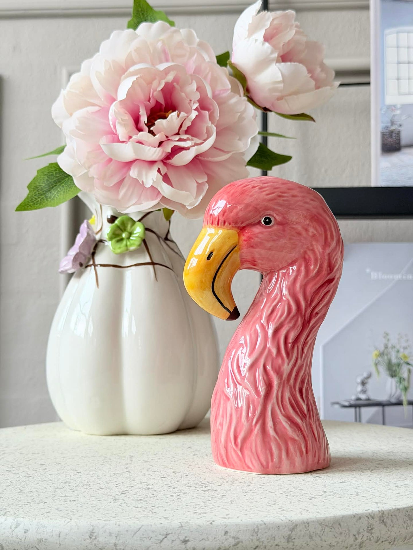 Vase Flamingo