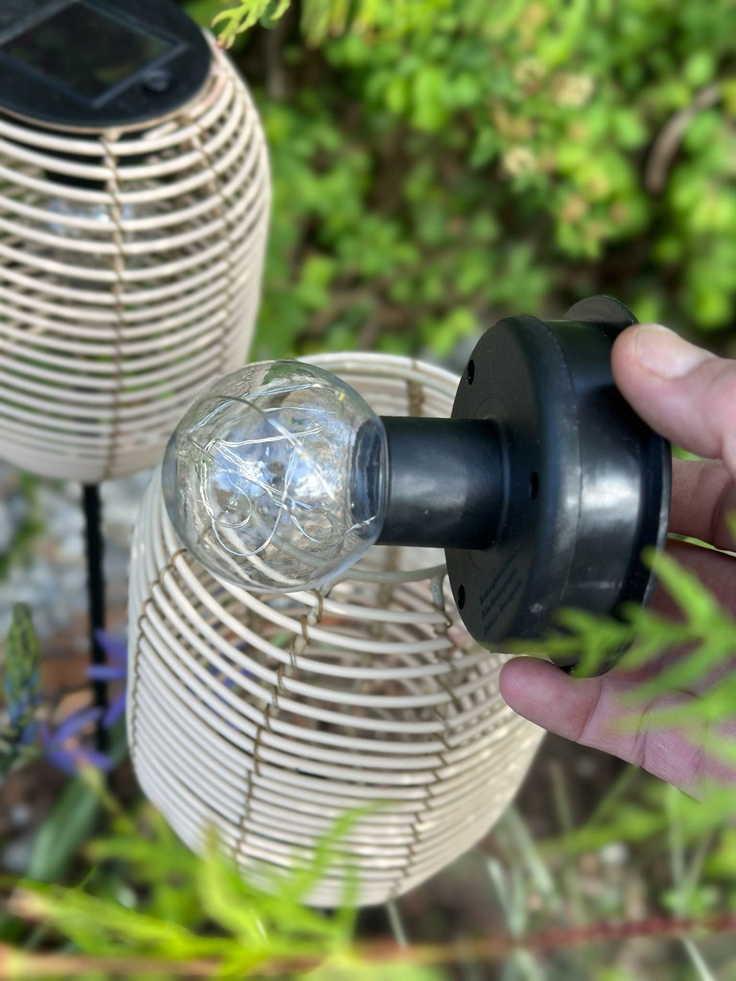 Lykt på spyd - Solar Natur