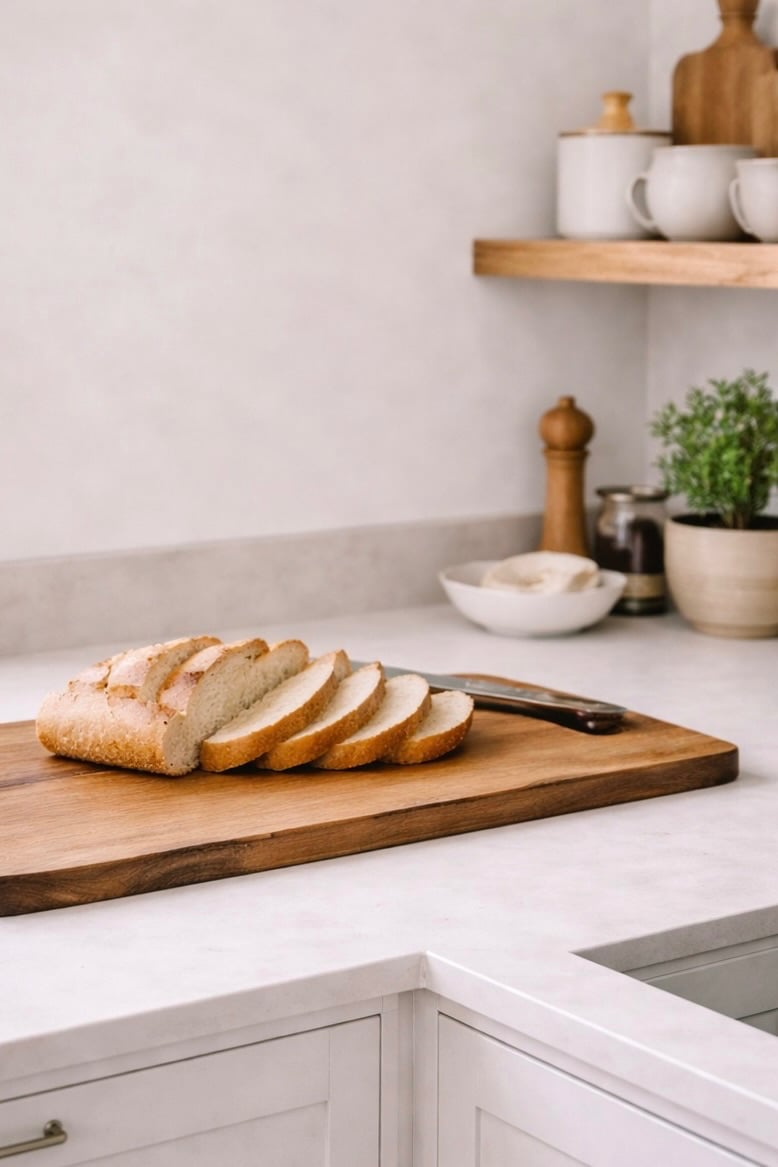 Skjærebrett i oljet akacietre