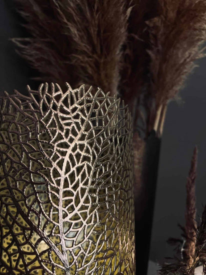 Dækkeserviet - Guld blad - VIAMAJA.DK