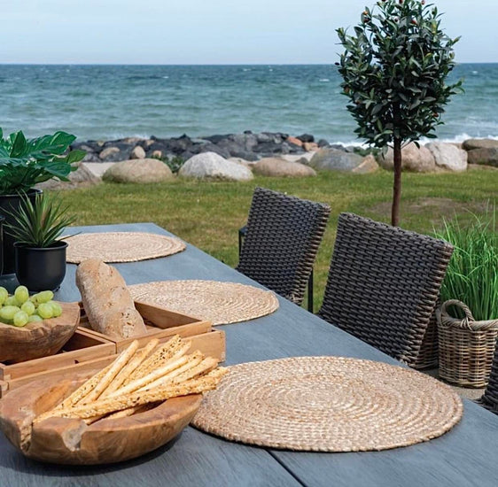 Dækkeserviet i Jute - Natur - VIAMAJA.DK