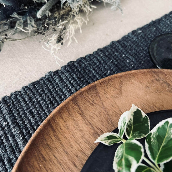 Dækkeserviet Koks - Recycling Cotton - VIAMAJA.DK