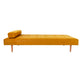 Daybed i sennepsgul velour - VIAMAJA.DK