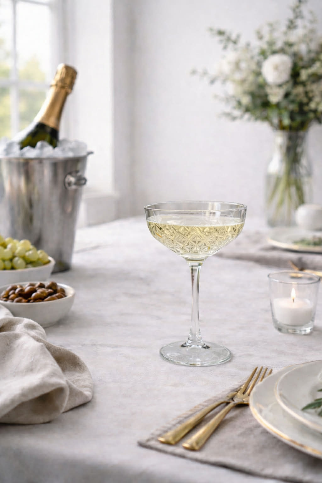 Champagneskål - 4 stk