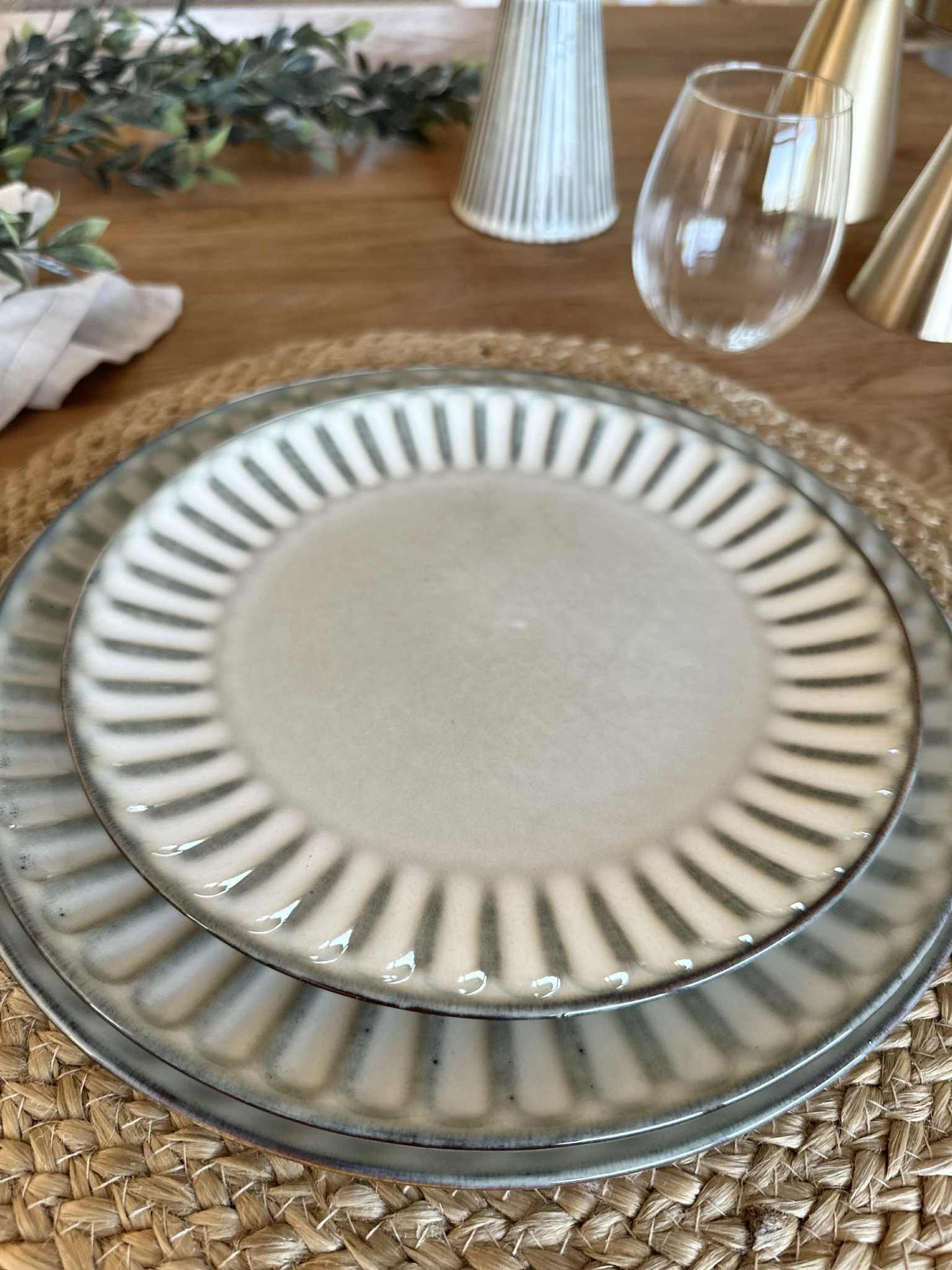 Tallerken VIGA Grå - Flere størrelser