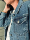 Denim jakke med stretch - VIAMAJA.DK