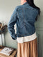 Denim jakke med stretch - VIAMAJA.DK