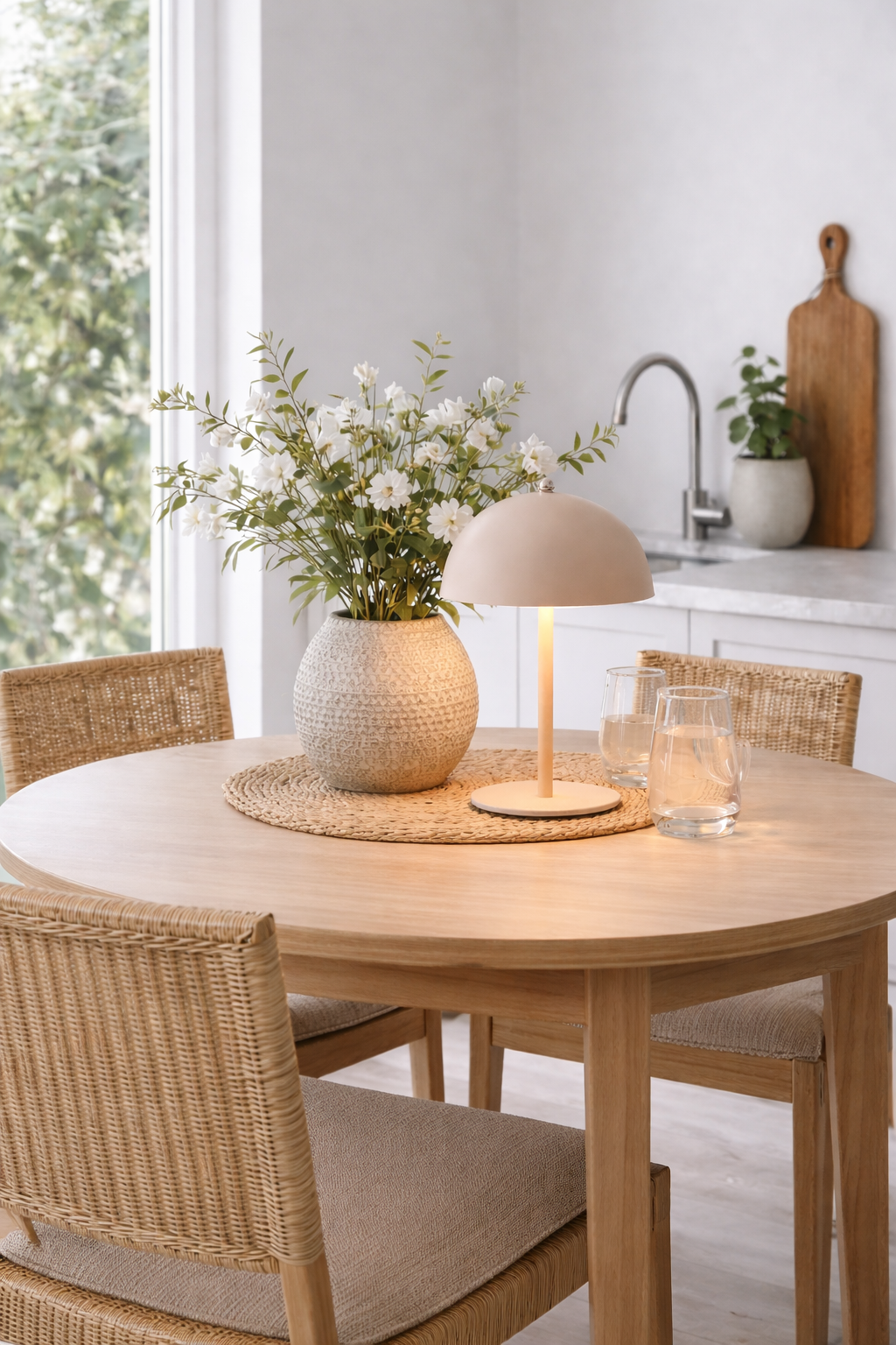Bordlampe med touch - Flere farger