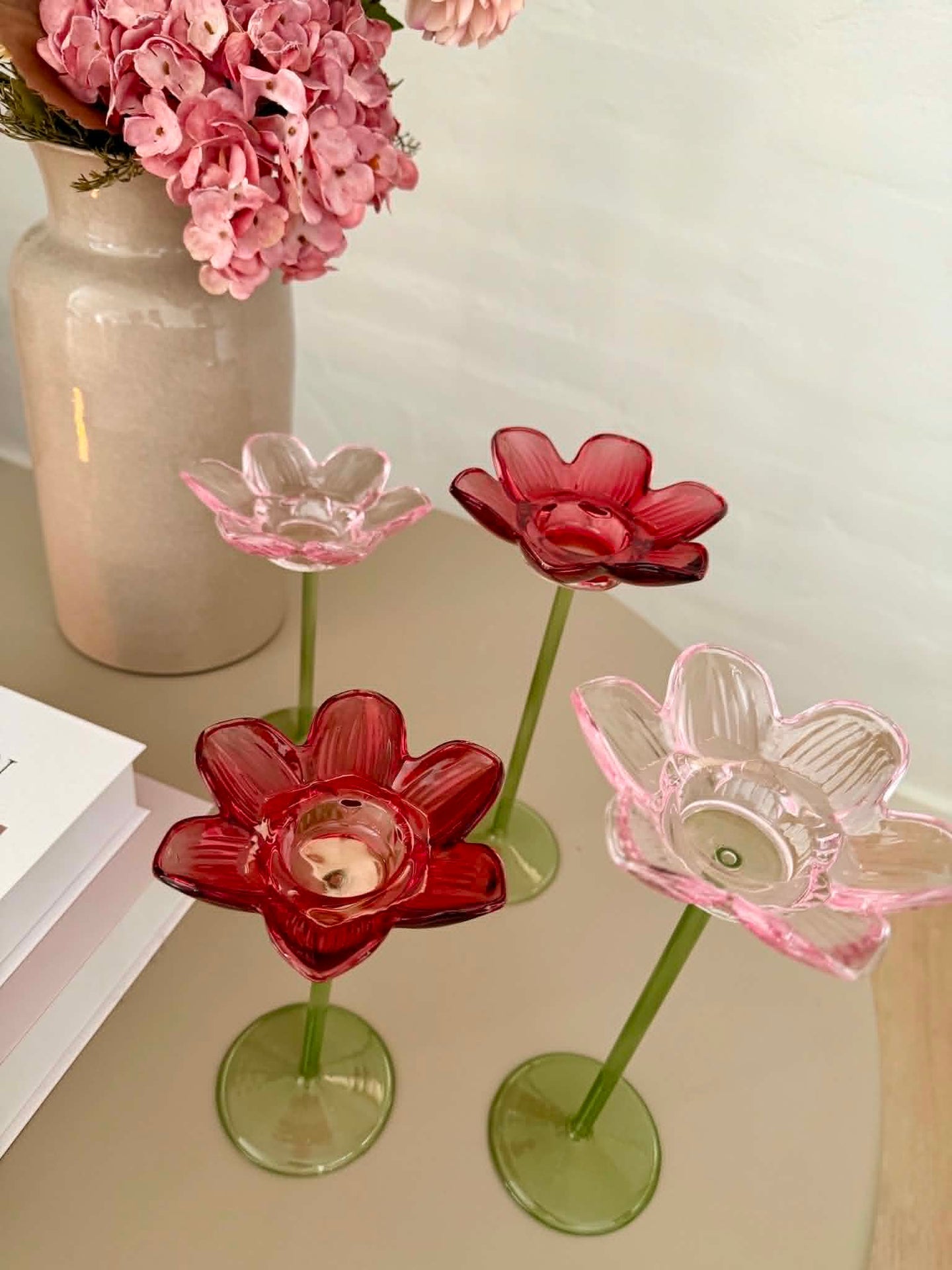 Lysestake blomst - Rosa