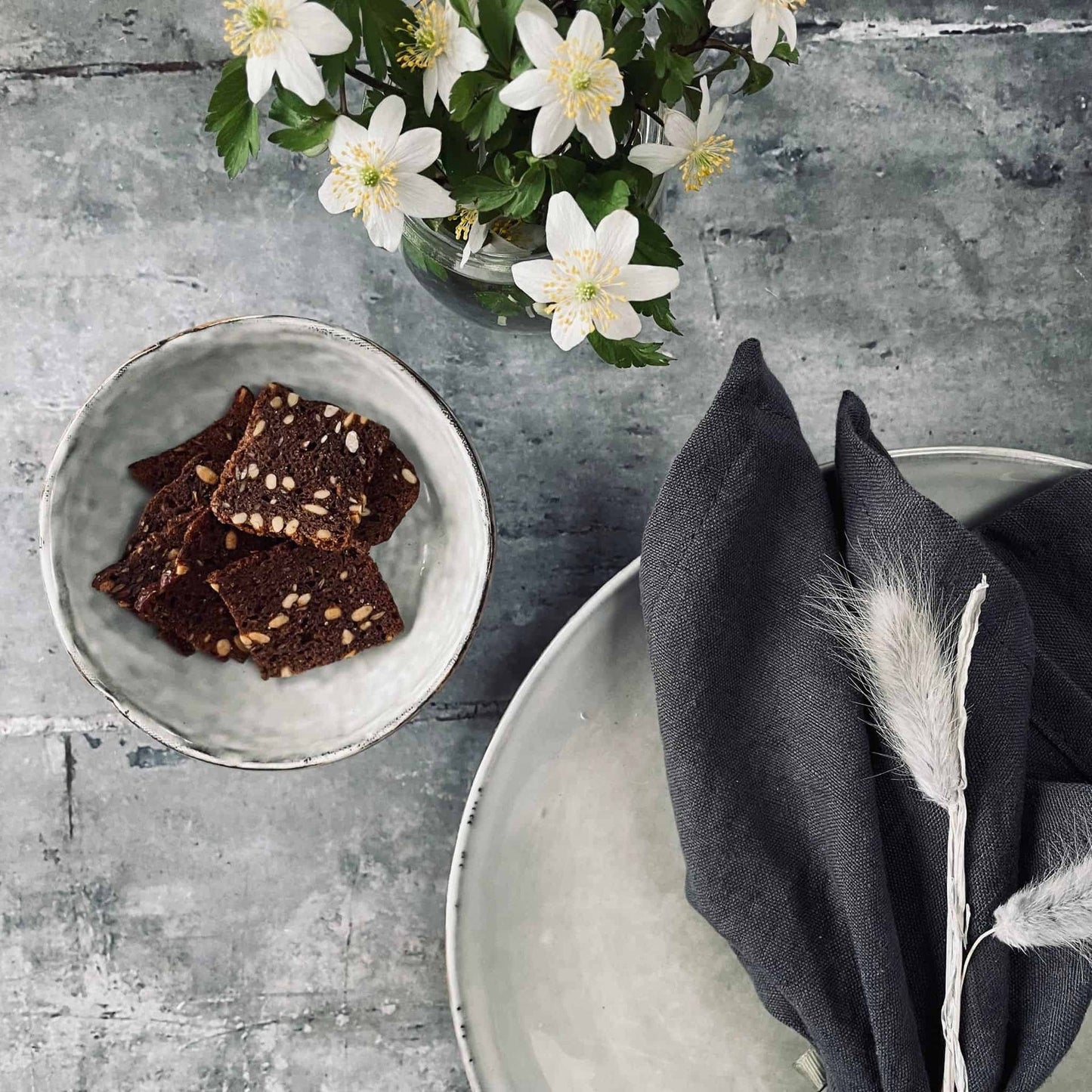 Dipskål i stentøj – Stone - VIAMAJA.DK