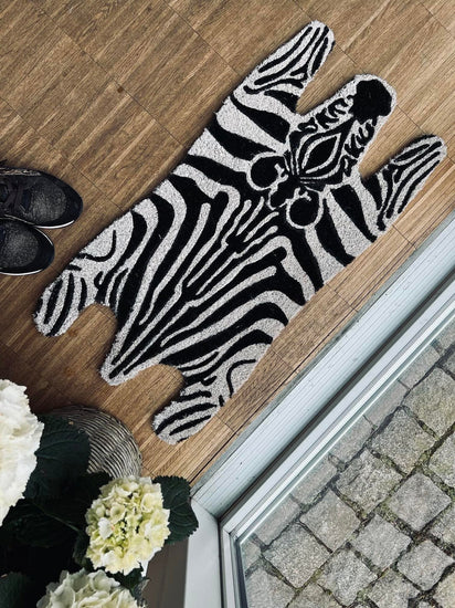 DØRMÅTTE 40x75 ZEBRA Kokos - VIAMAJA.DK