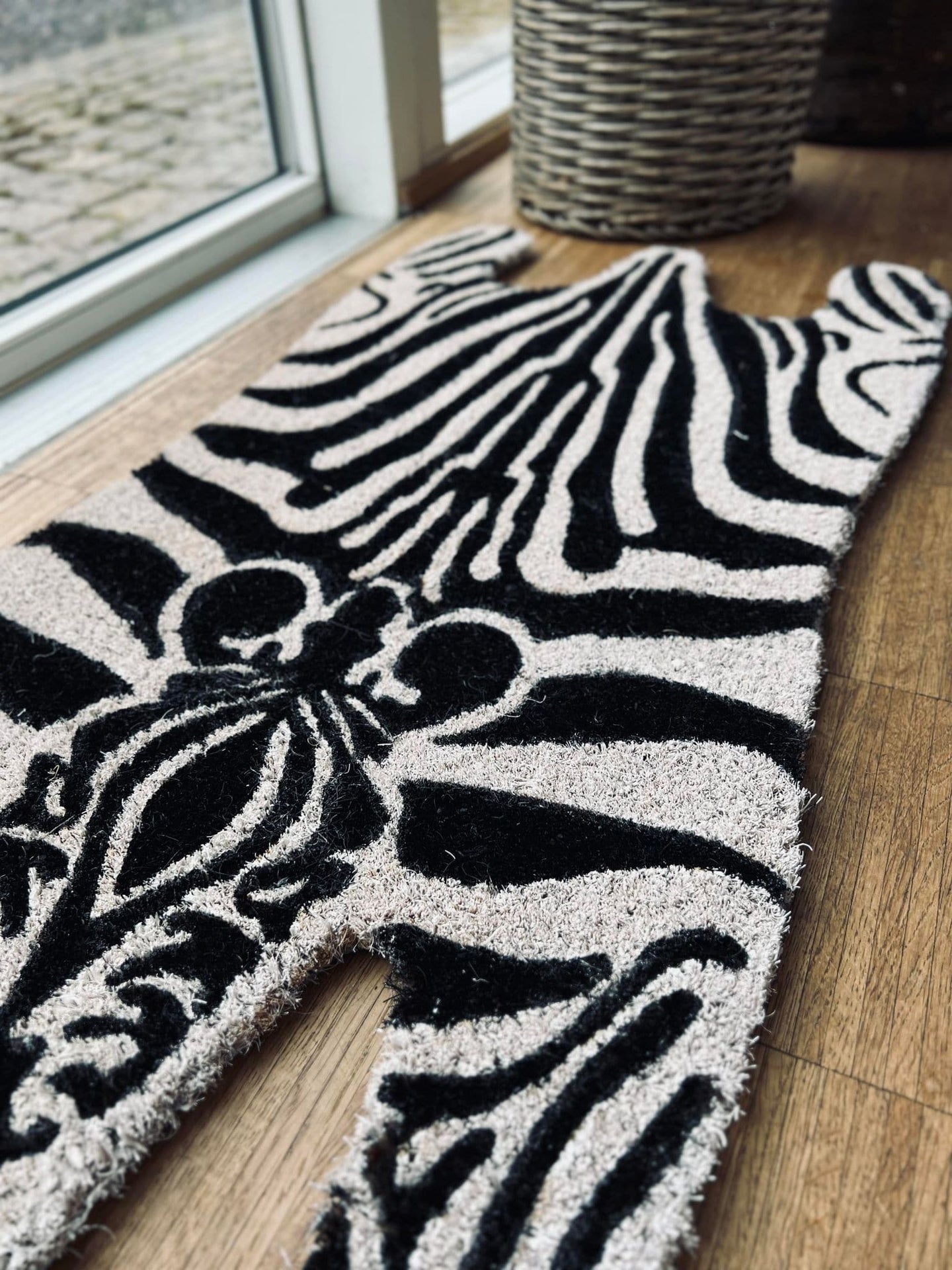 DØRMÅTTE 40x75 ZEBRA Kokos - VIAMAJA.DK