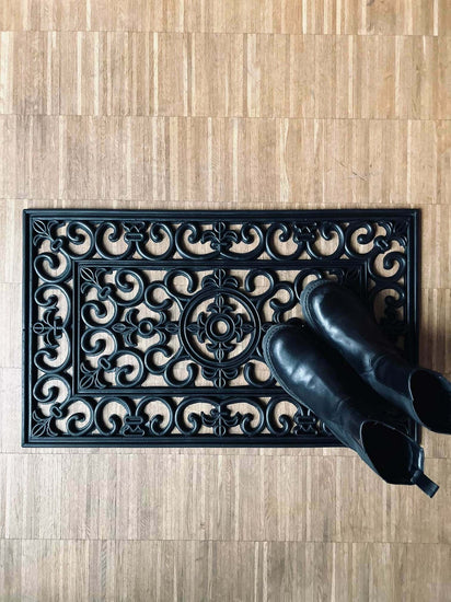 Dørmåtte - Firkantet ornament - VIAMAJA.DK