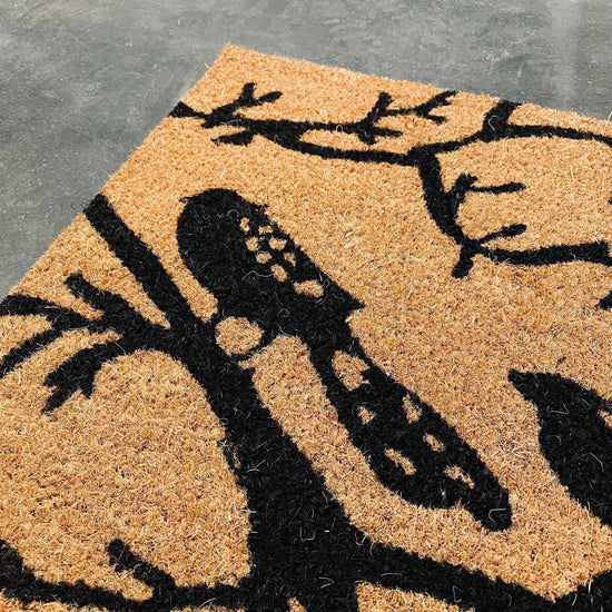 Dørmåtte fugle 45x75 kokos - VIAMAJA.DK