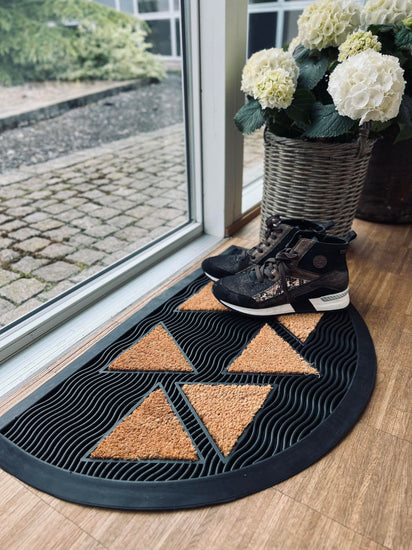 Dørmåtte - Halvmåne ZIG ZAG - VIAMAJA.DK