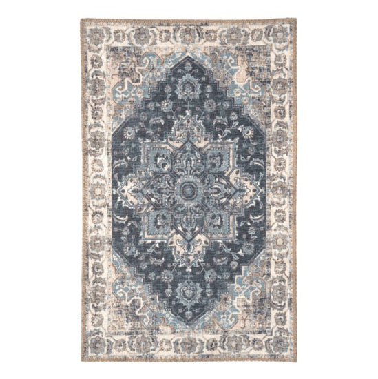 Dørmåtte vintagelook Blå 50x80cm - VIAMAJA.DK