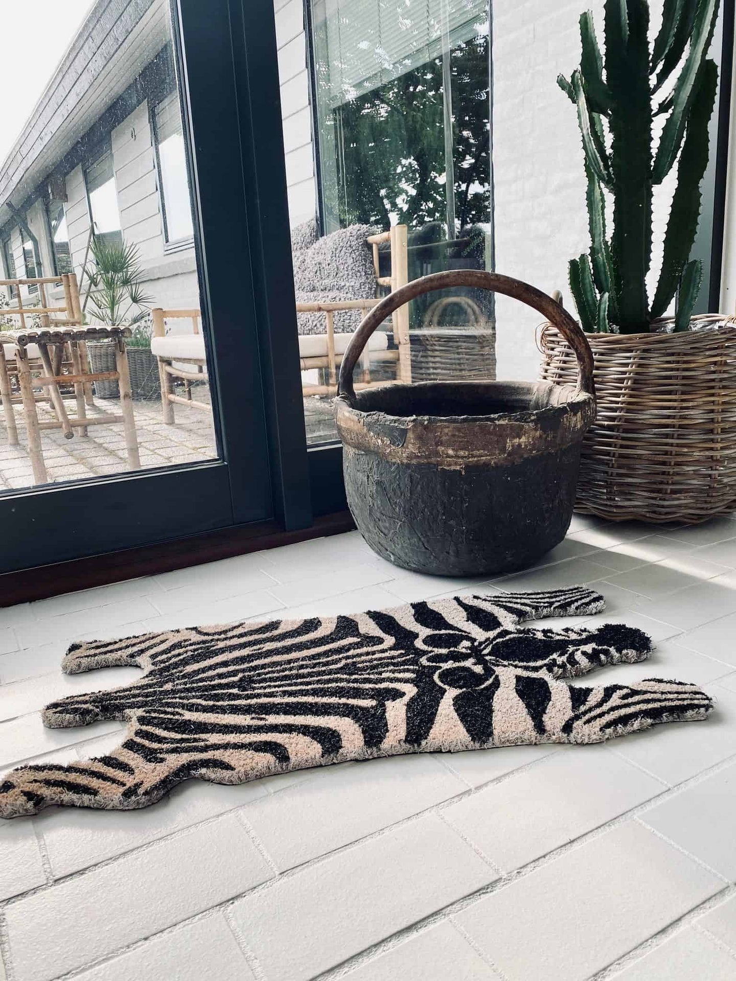 Dørmåtte Zebra kokos - VIAMAJA.DK