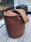 Dørstopper - Cognac skind - VIAMAJA.DK