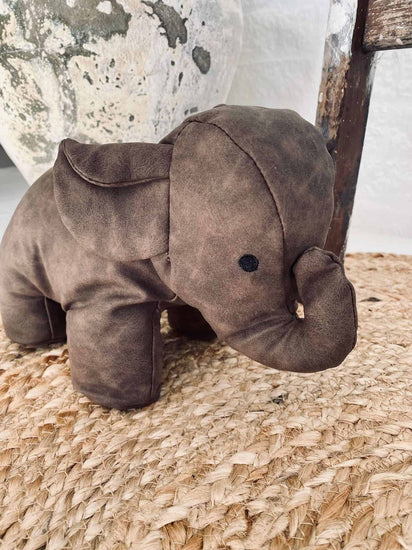 Dørstopper Elefant – Brun - VIAMAJA.DK
