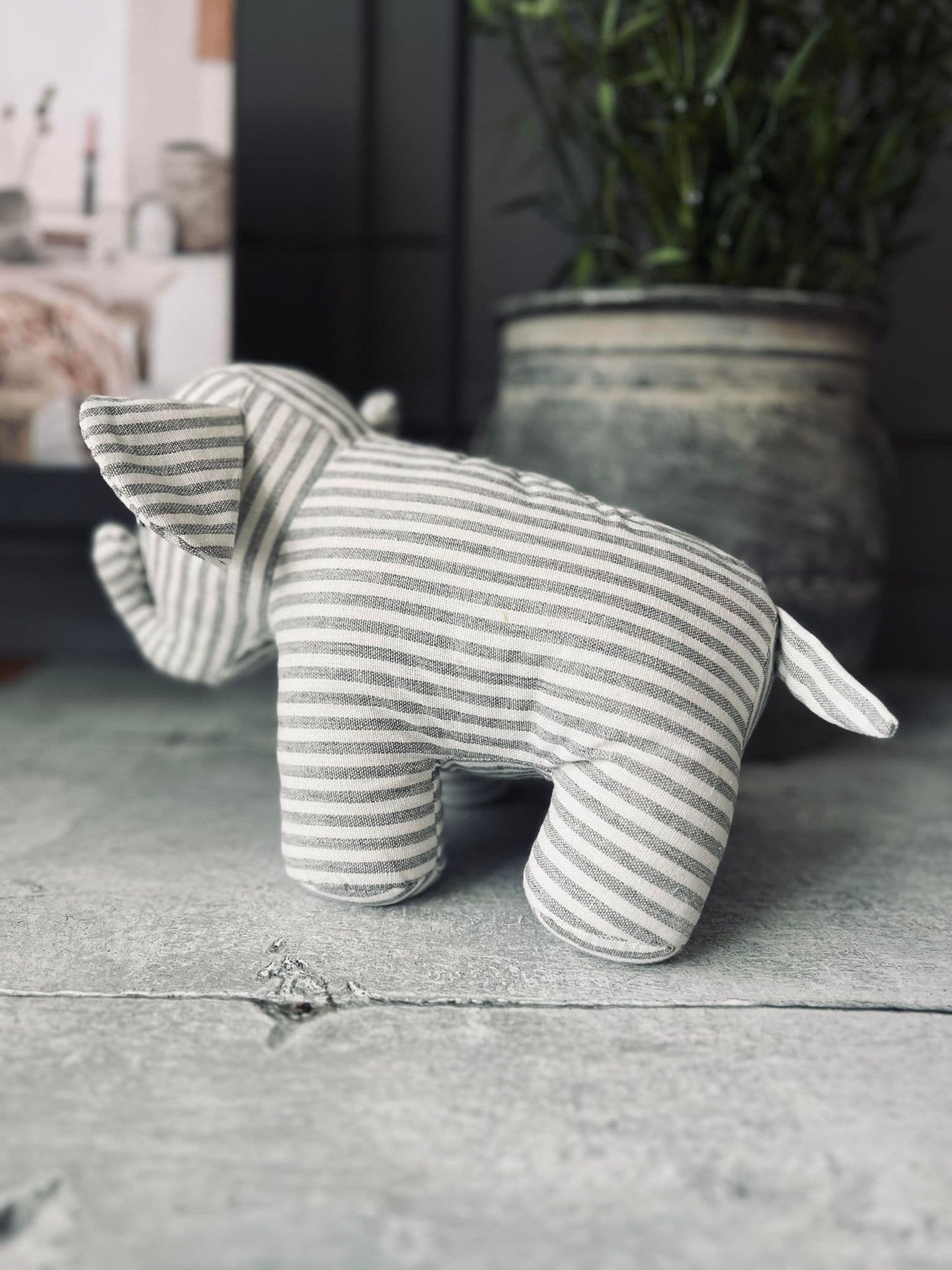 Dørstopper - Elefant mix strib - VIAMAJA.DK