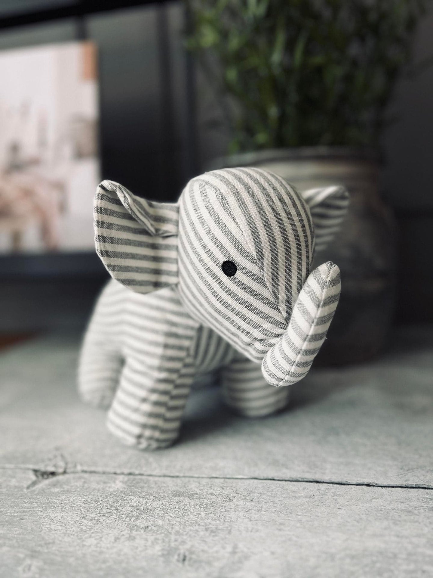 Dørstopper - Elefant mix strib - VIAMAJA.DK