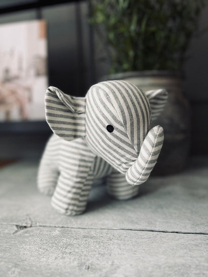 Dørstopper - Elefant mix strib - VIAMAJA.DK