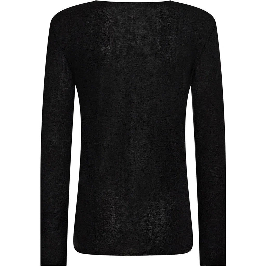 Bluse Drew Cashmere mix - Black