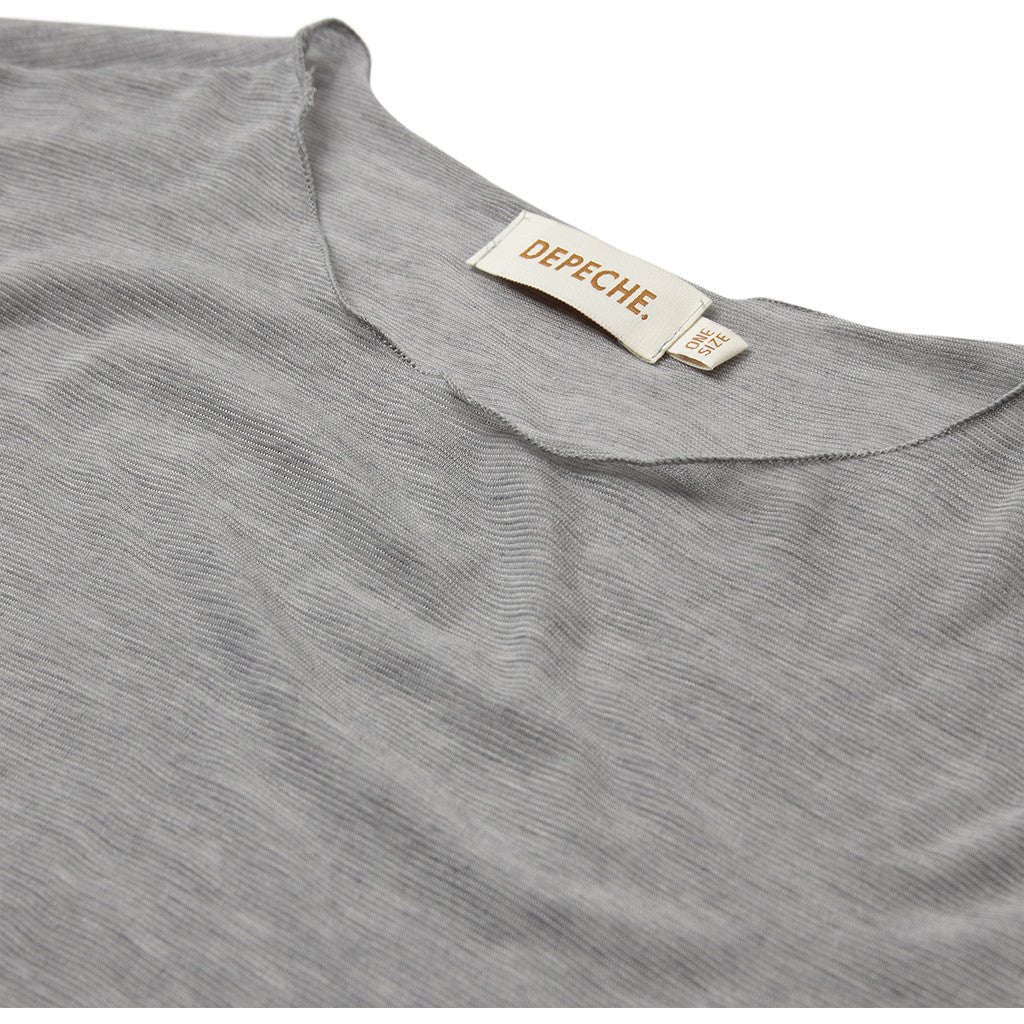 Bluse Drew Cashmere mix - Light Grey Melange
