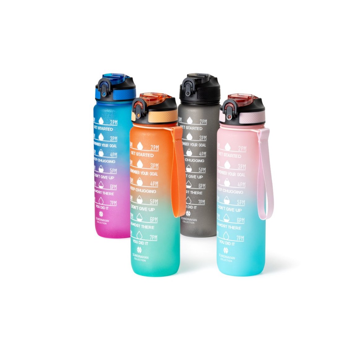 Drikkeflaske 1 liter – Color mix - VIAMAJA.DK