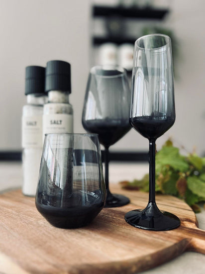 Drikkeglas LUX - Røgfarvet 425 ml - VIAMAJA.DK