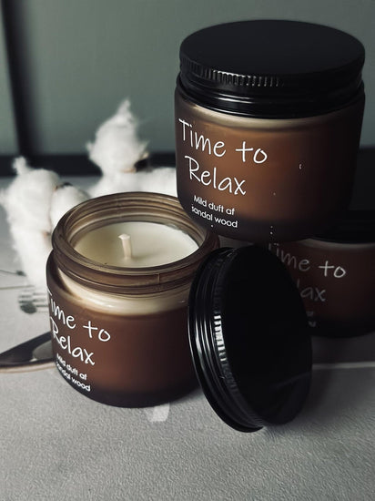 Duftelys 3 stk – SANDALWOOD - VIAMAJA.DK