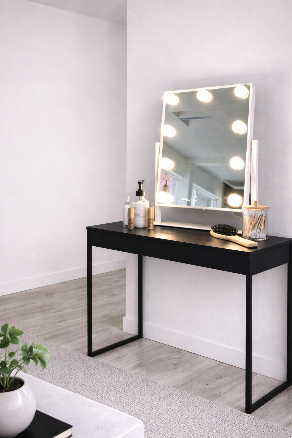 Hollywood Makeup-speil - Hvit