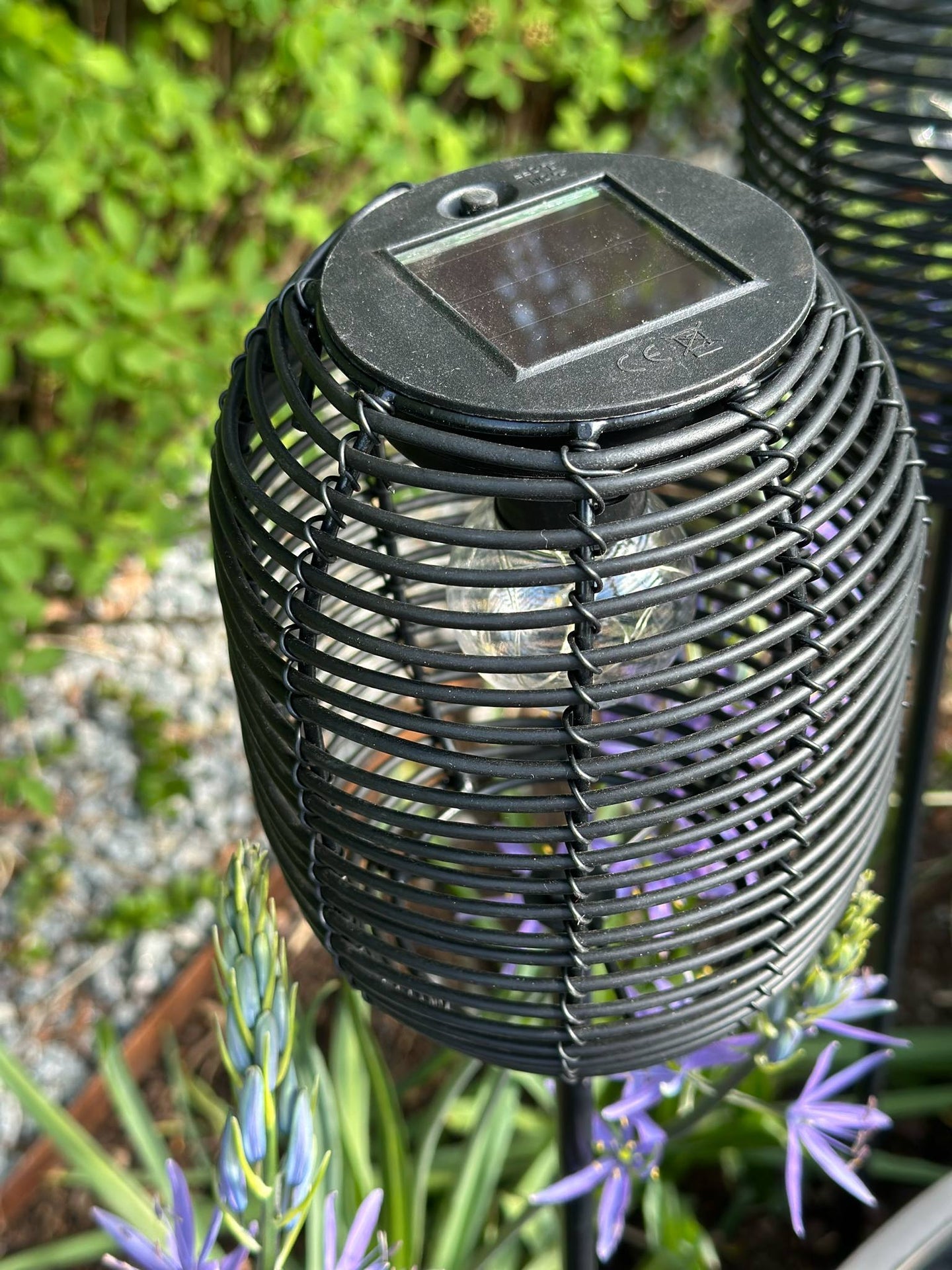 Lykt på spyd Black - Solar
