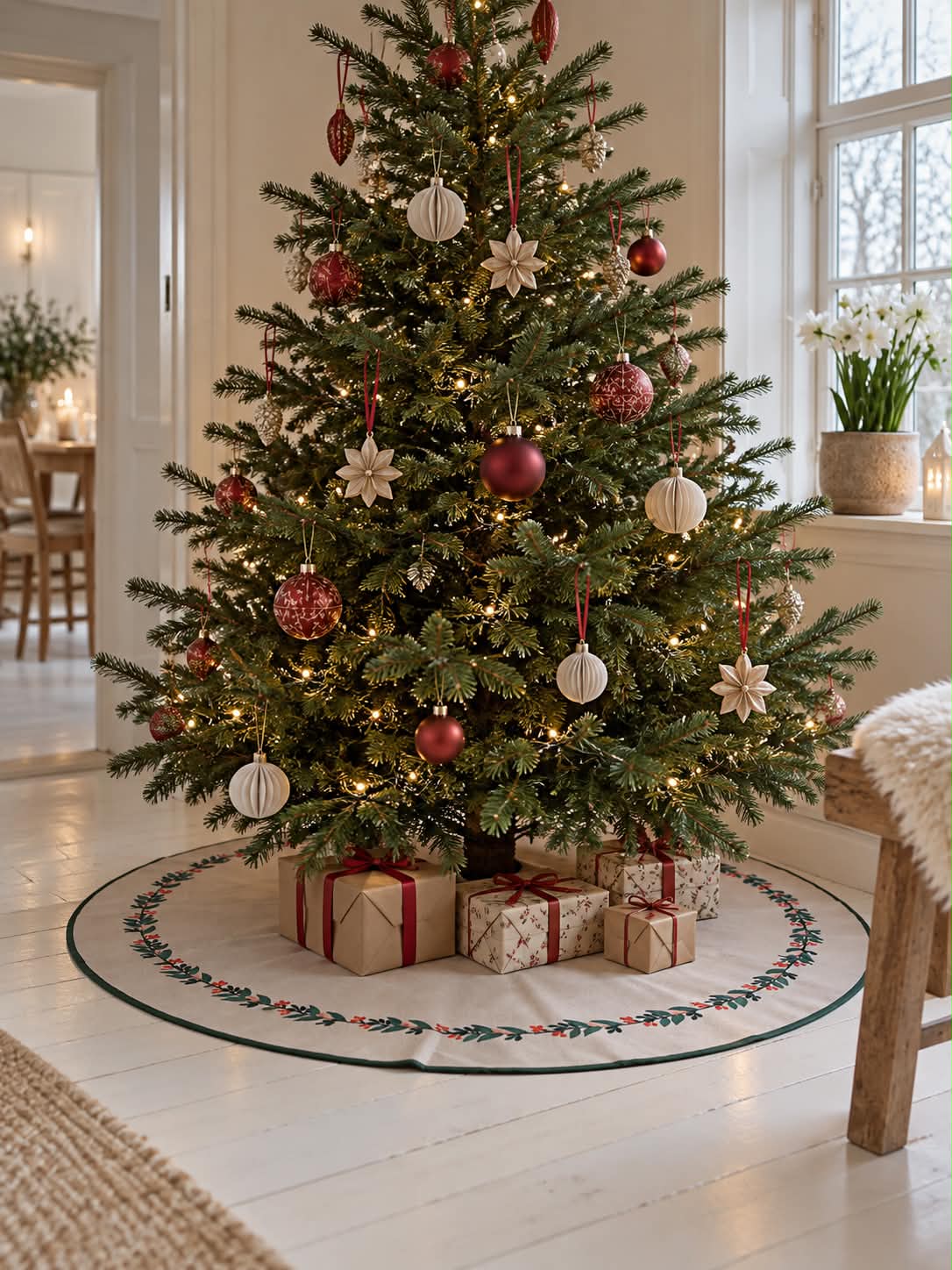 Juletreteppe 100 cm