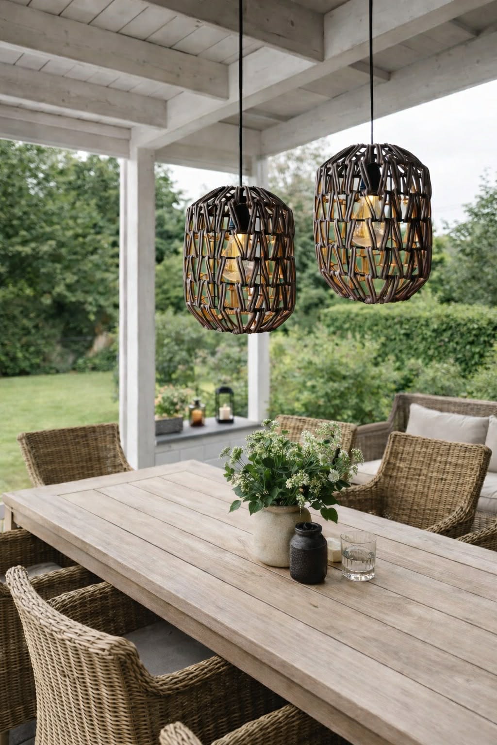LED-lampe på batterier m. timerfunksjon – Godkjent for innendørs / utendørs